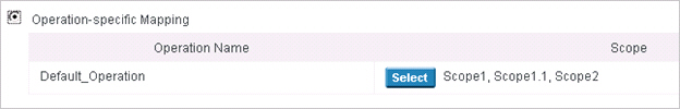 Operation-Specific Scope Mapping using showforscope tag